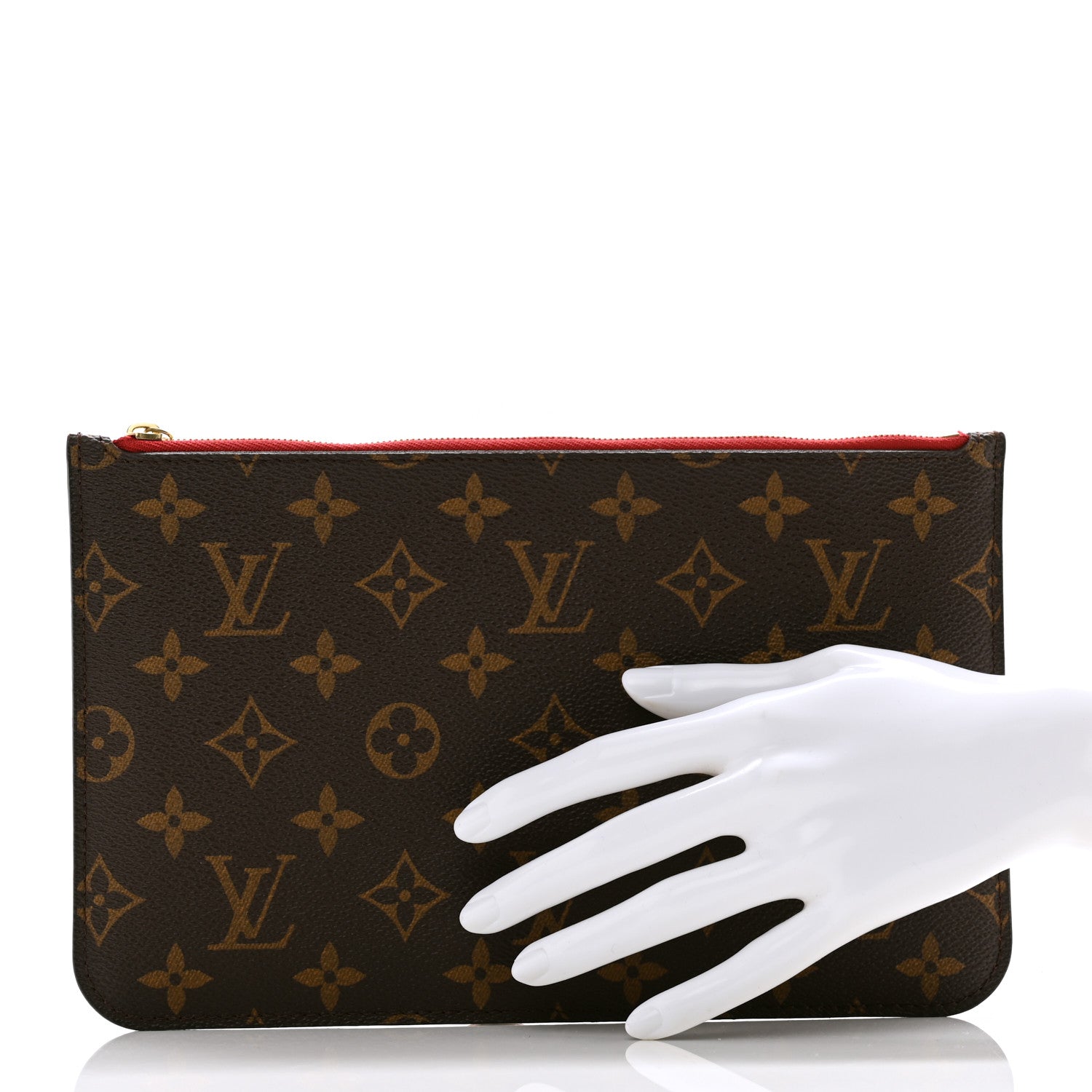 Louis Vuitton Monogram Neverfull MM GM Pochette Cherry 2 of 7