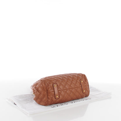 Marc Jacobs Calfskin Quilted Stam Tobacco 5 of 10