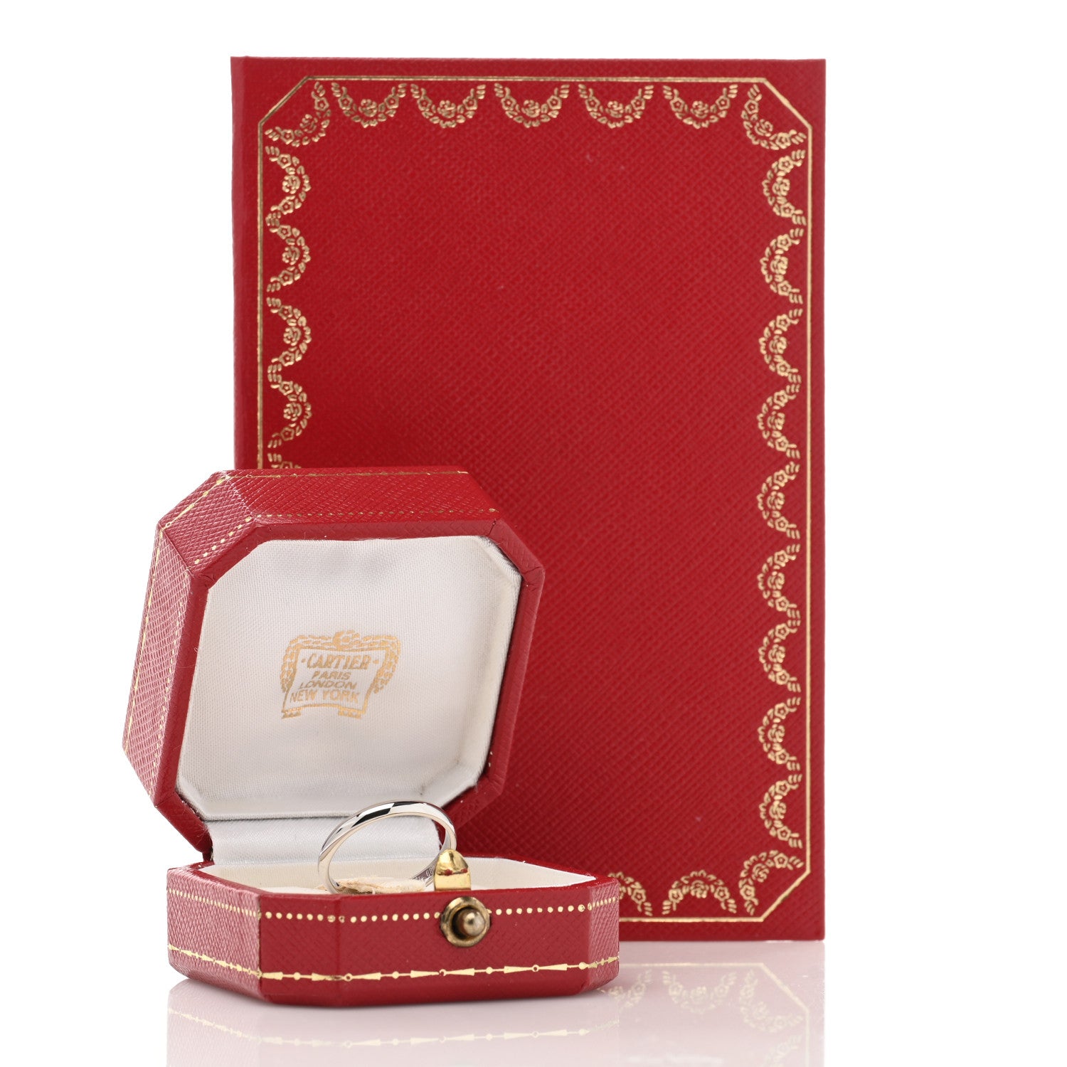 Cartier Platinum 2.5mm 1895 Wedding Band Ring 52 6 5 of 5
