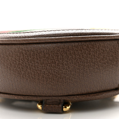 Gucci GG Supreme Monogram Web Mini Ophidia Round Backpack Brown 10 of 12