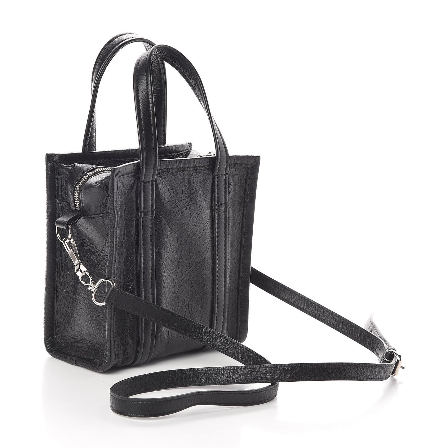Agneau XXS Bazar Shopper Tote Black