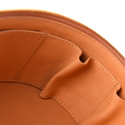 Mansur Gavriel Calfskin Train Case Crossbody Cammello 10 of 13