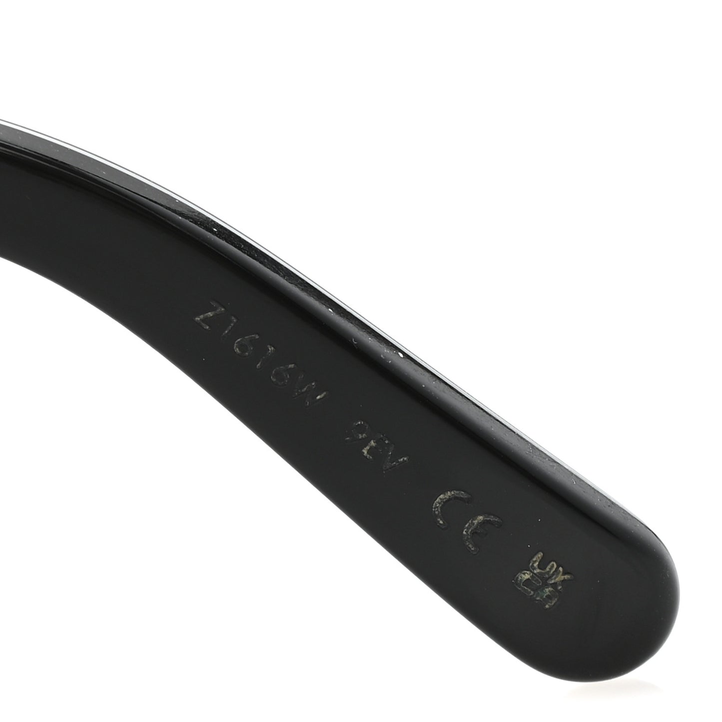 Acetate Blade Sunglasses Z1616E Black Black
