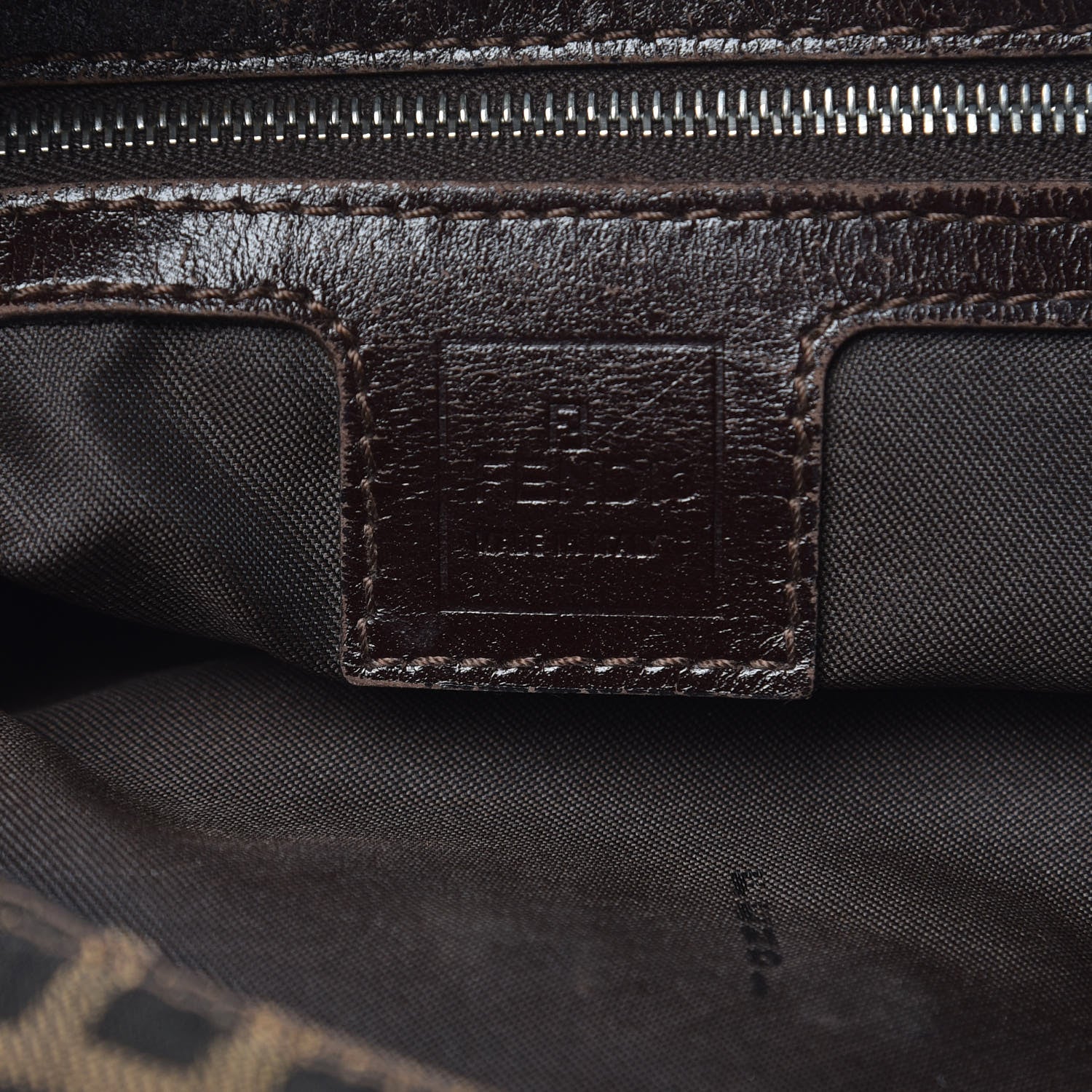 Fendi Zucca Hobo Tobacco 6 of 10