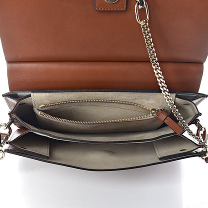 Chloe Suede Calfskin Medium Faye Shoulder Bag Tobacco 5 of 10