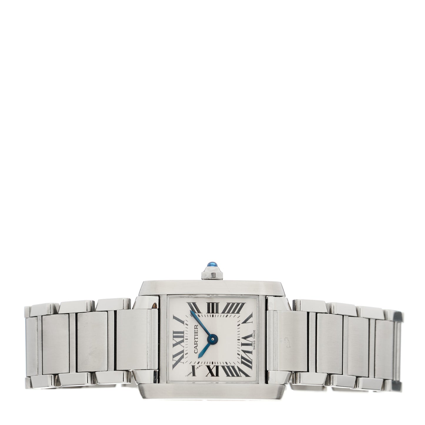 Stainless Steel 20mm Tank Francaise Quartz Watch