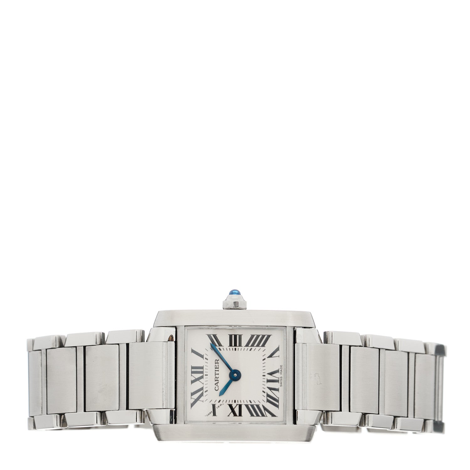 Cartier Stainless Steel 20mm Tank Francaise Quartz Watch 2 of 4