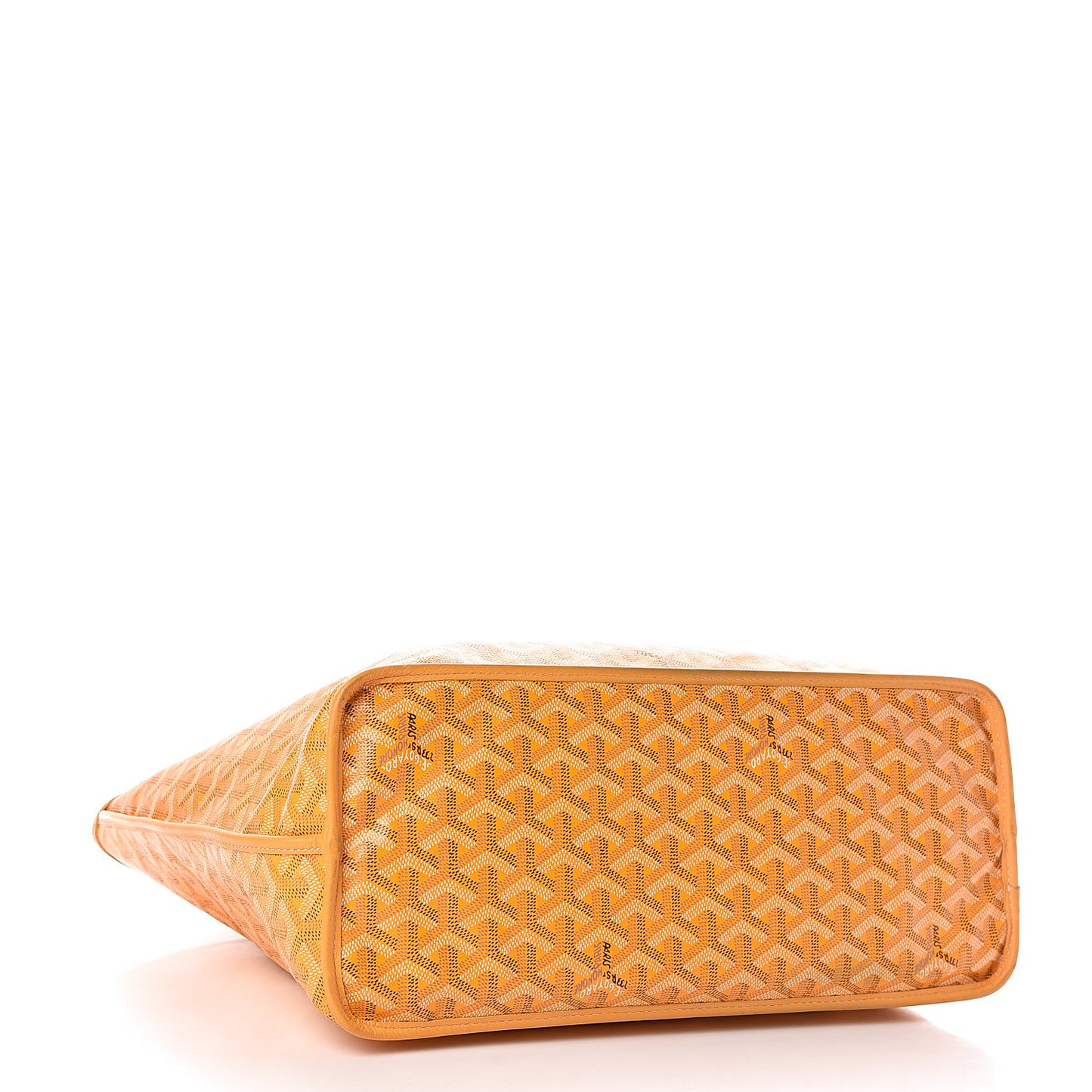 Goyardine Reversible Anjou PM Yellow