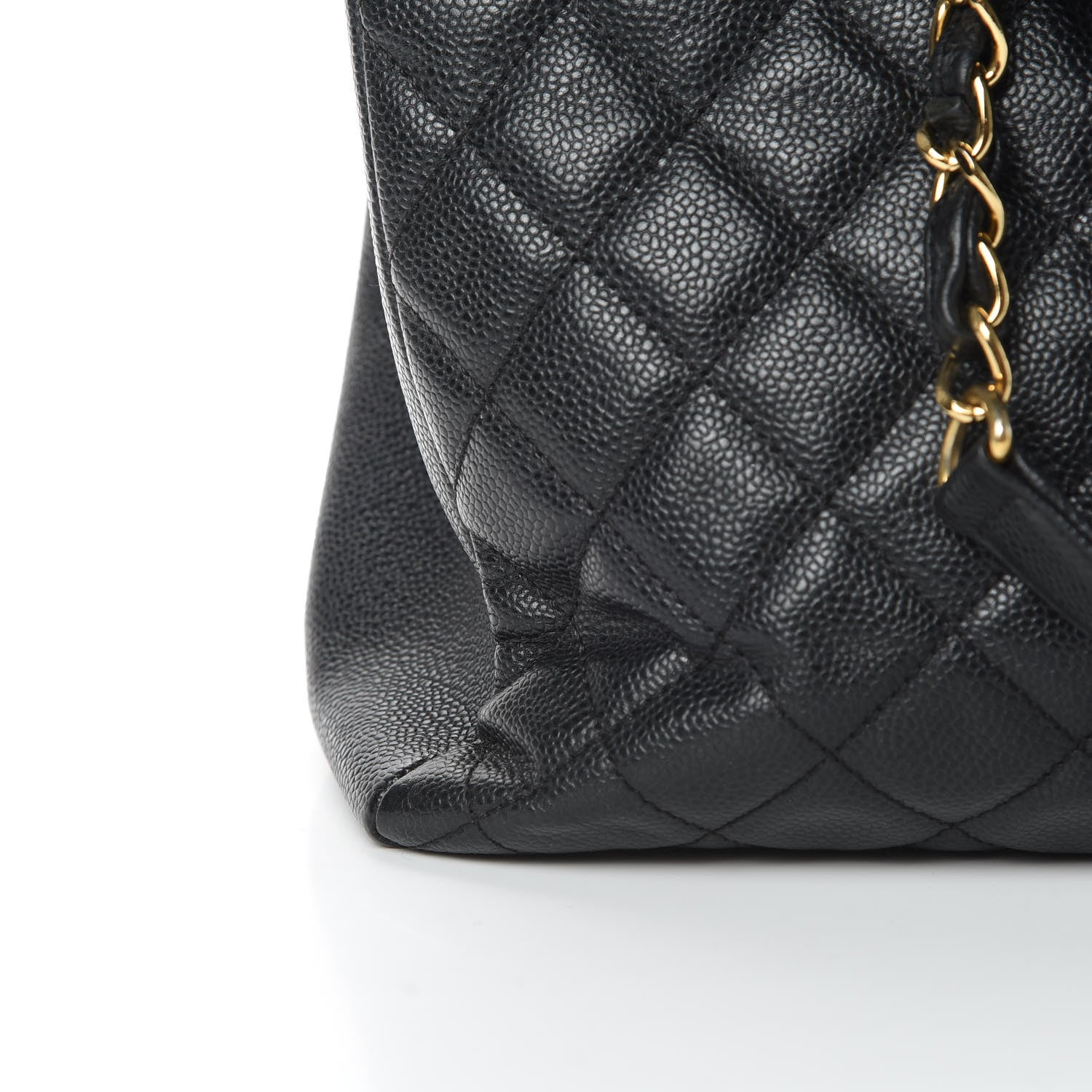 Chanel Caviar Quilted XL Grand Shopping Tote GST Black 13 of 14