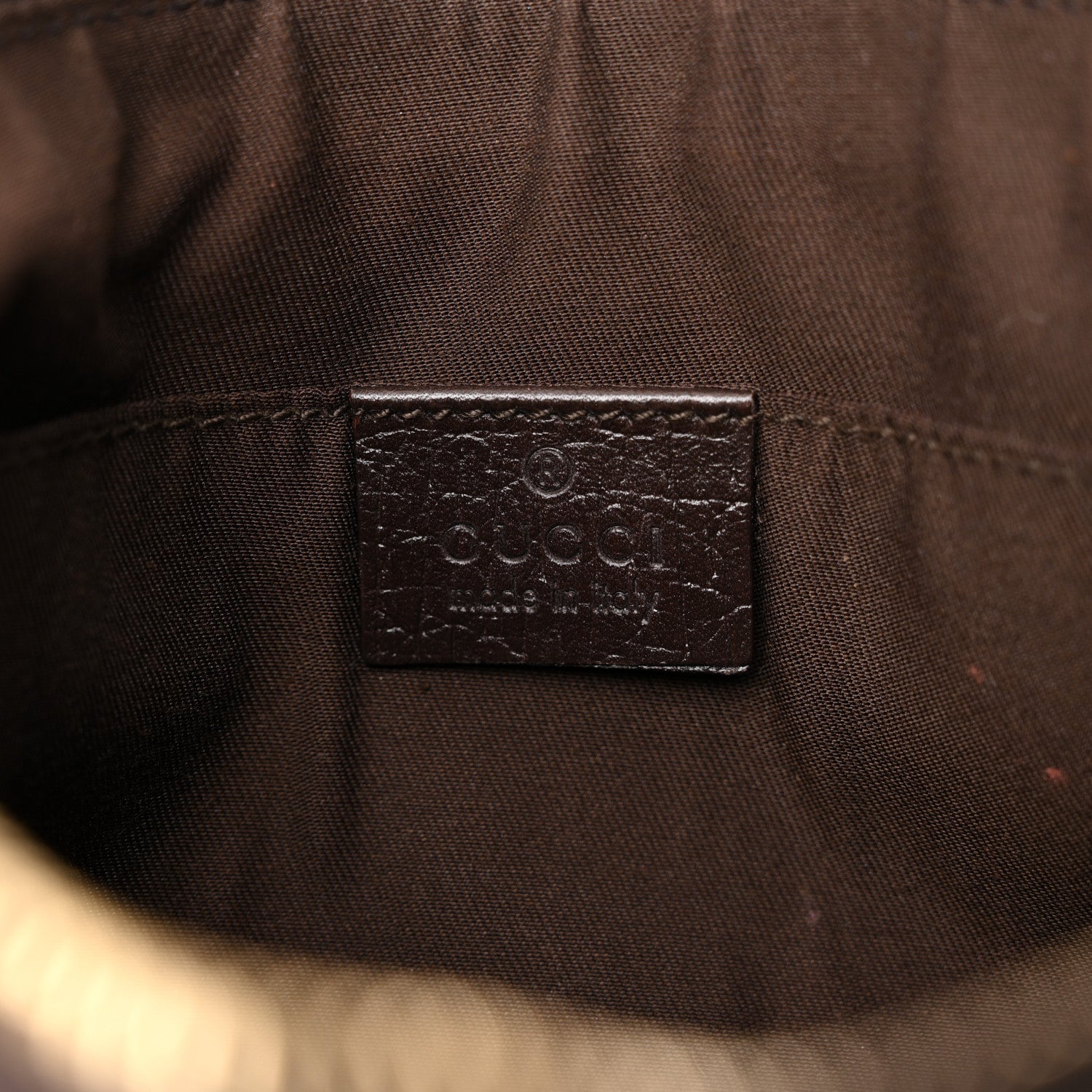 Gucci Monogram Web Pochette Dark Brown 6 of 11