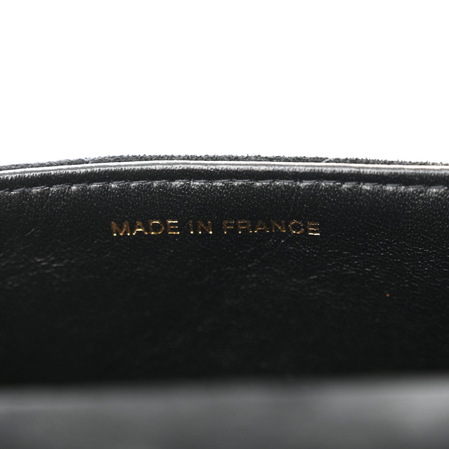 Suede Quilted Shoulder Bag Black