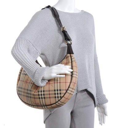 Burberry Haymarket Check Small Rydal Hobo 2 of 9