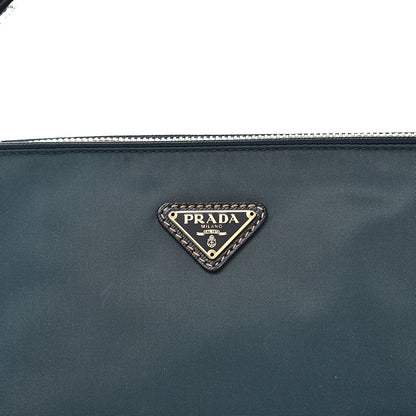 Prada Tessuto Nylon Saffiano Pochette Denim 10 of 10