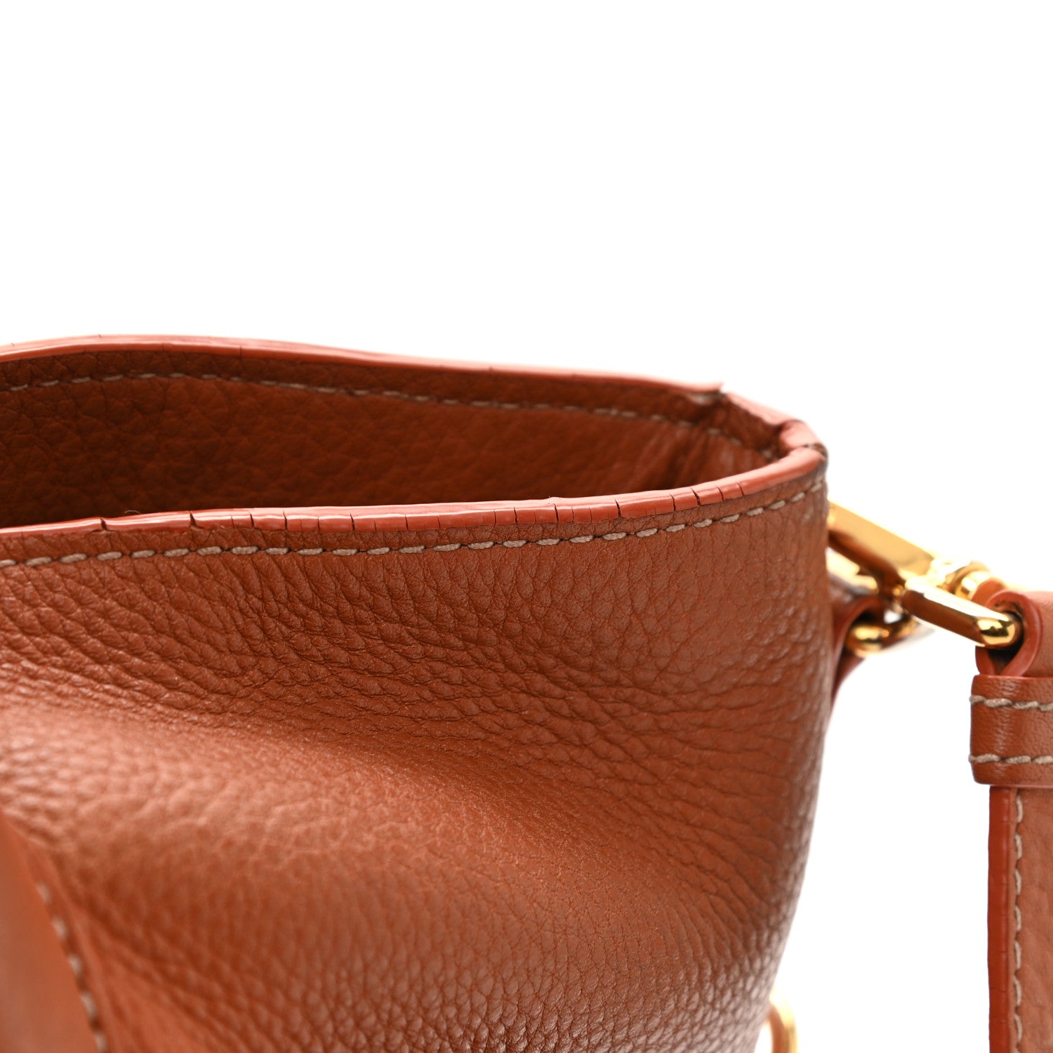 Prada Vitello Daino Tote Cannella 10 of 14