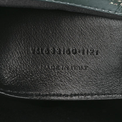 Saint Laurent Crinkled Calfskin Matelasse Monogram Baby Niki Chain Satchel 8 of 12