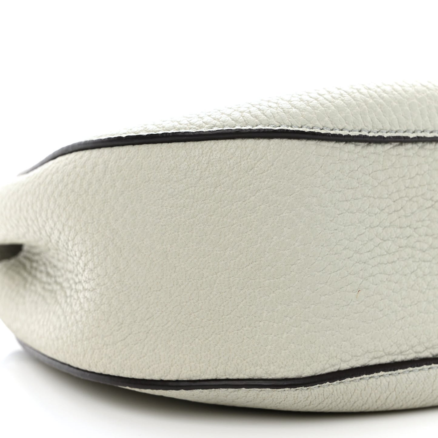 Grained Lambskin Drew Shoulder Bag Airy Grey