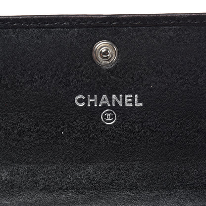 Chanel Calfskin Quilted Cambon Business Card Holder Black 6 of 15