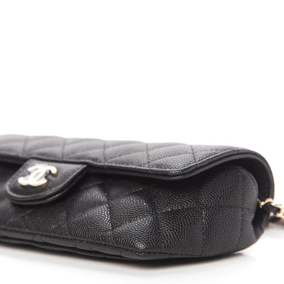 Chanel Caviar Quilted Glasses Case With Chain Black 7 of 12