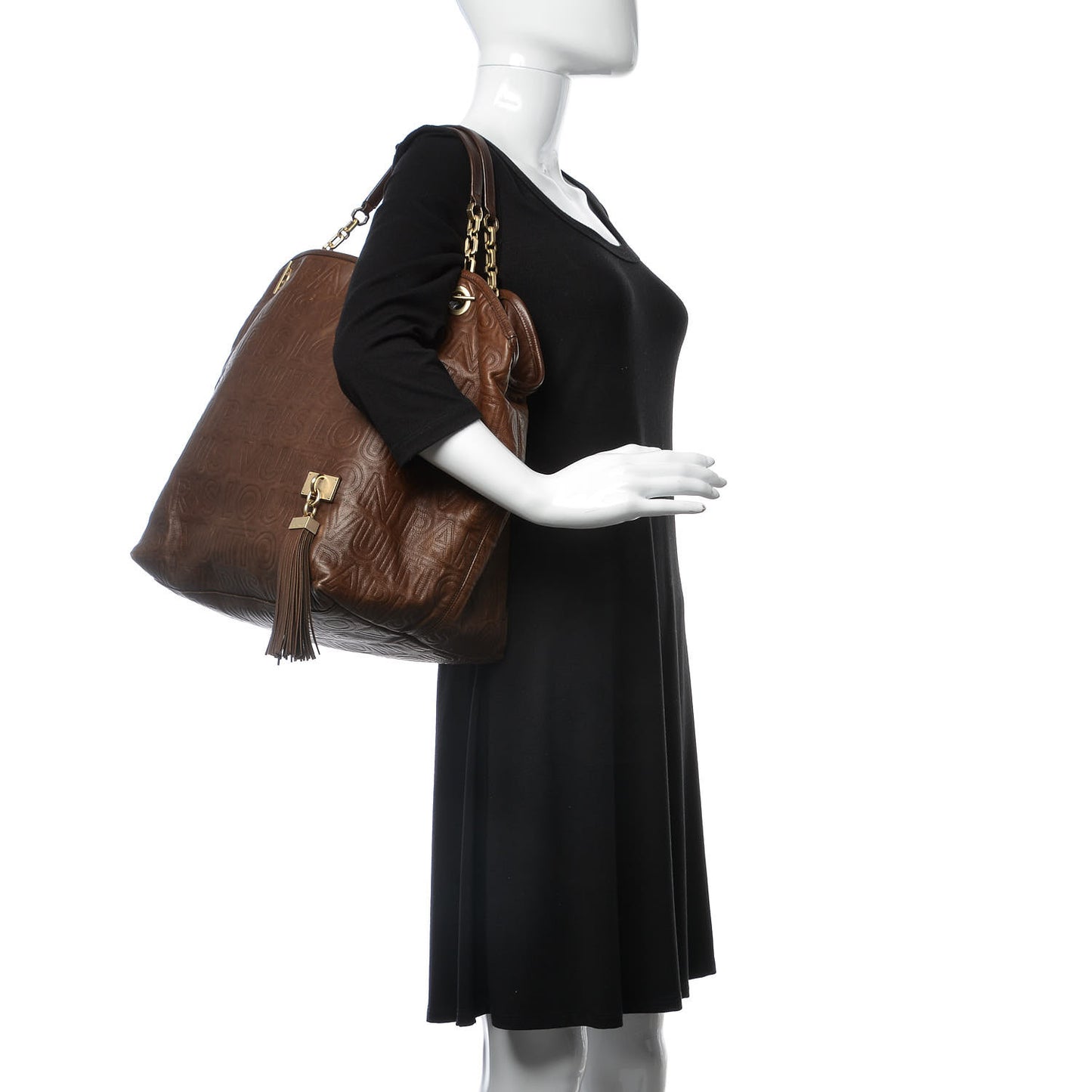 Monogram Paris Souple Whisper GM Chocolate