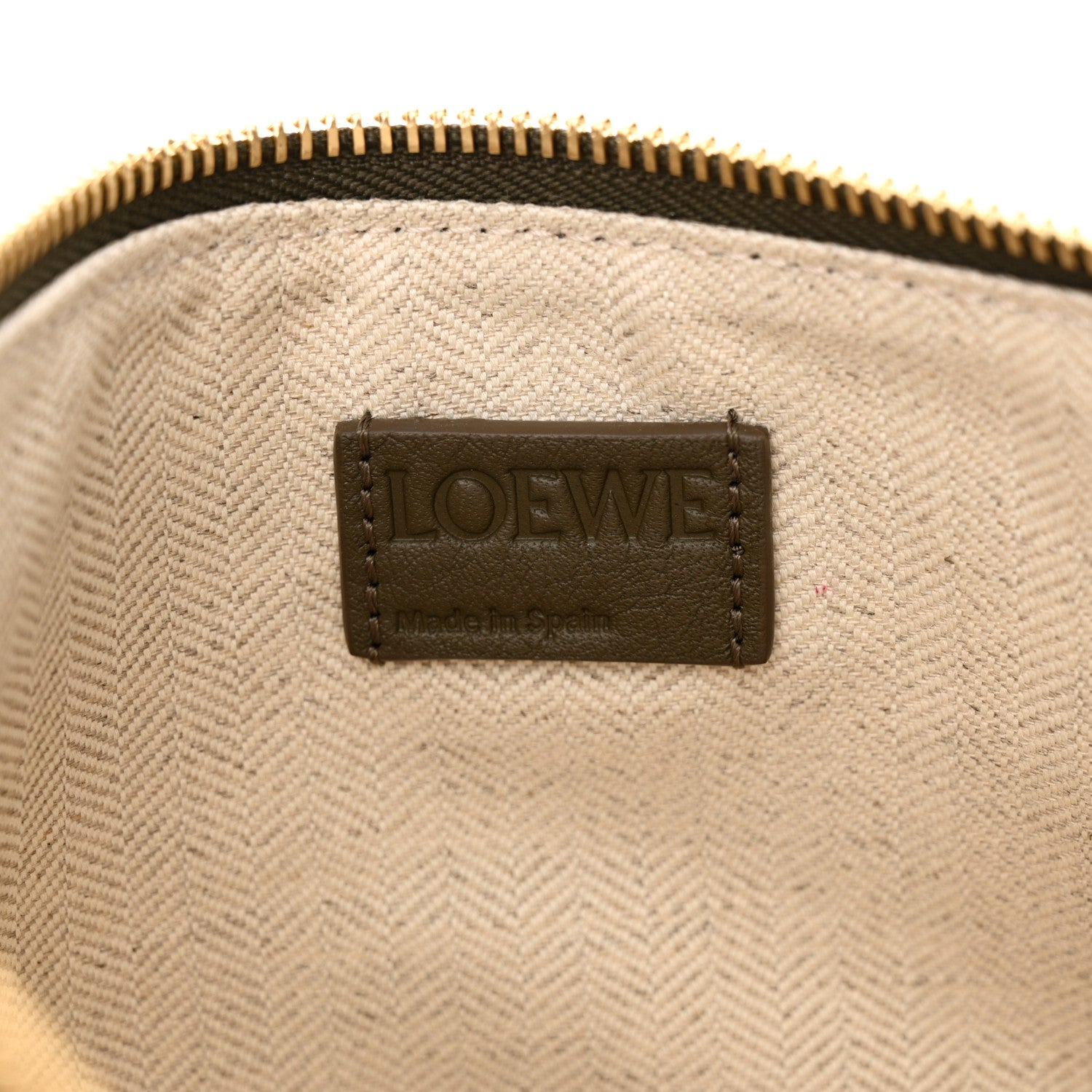 Loewe Calfskin Mini Hammock Hobo Dark Khaki Green 6 of 11