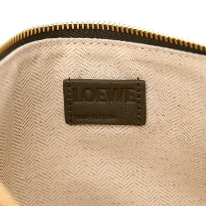 Loewe Calfskin Mini Hammock Hobo Dark Khaki Green 6 of 11
