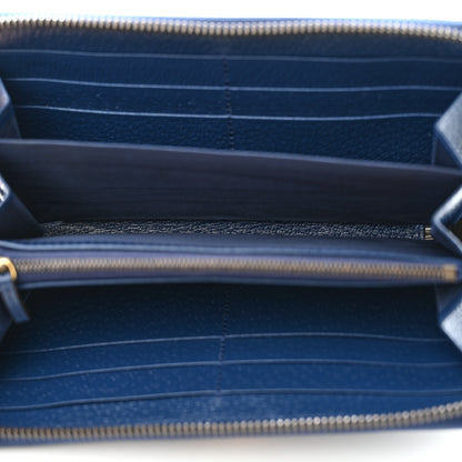 Gucci Wonka Grain Calfskin Diana Continental Wallet Blue 5 of 8