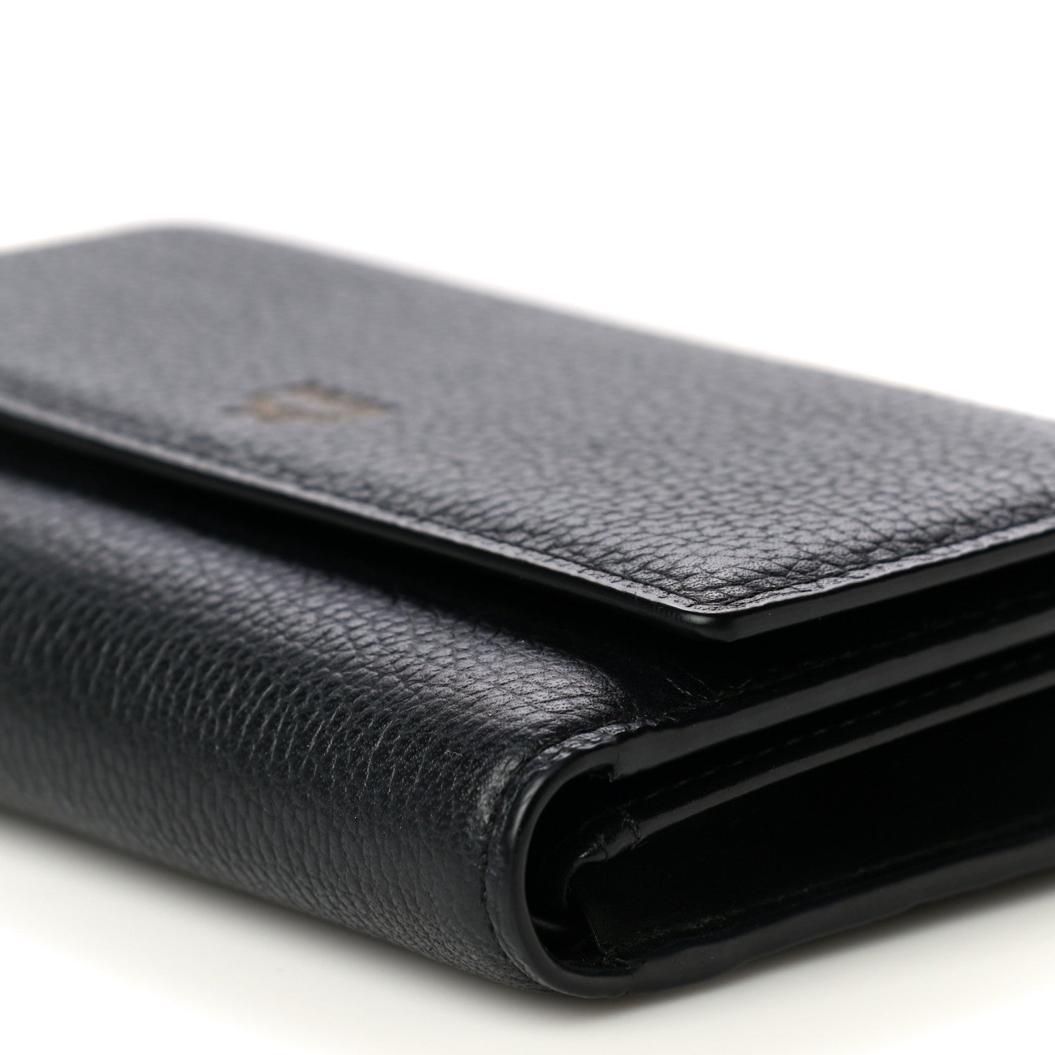 MCM Calfskin Milla Tri-Fold Wallet Black 9 of 15