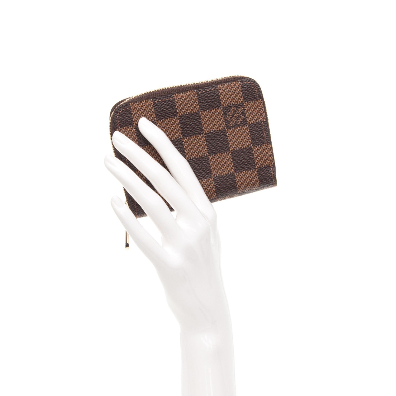 Louis Vuitton Damier Ebene Zippy Coin Purse 2 of 7