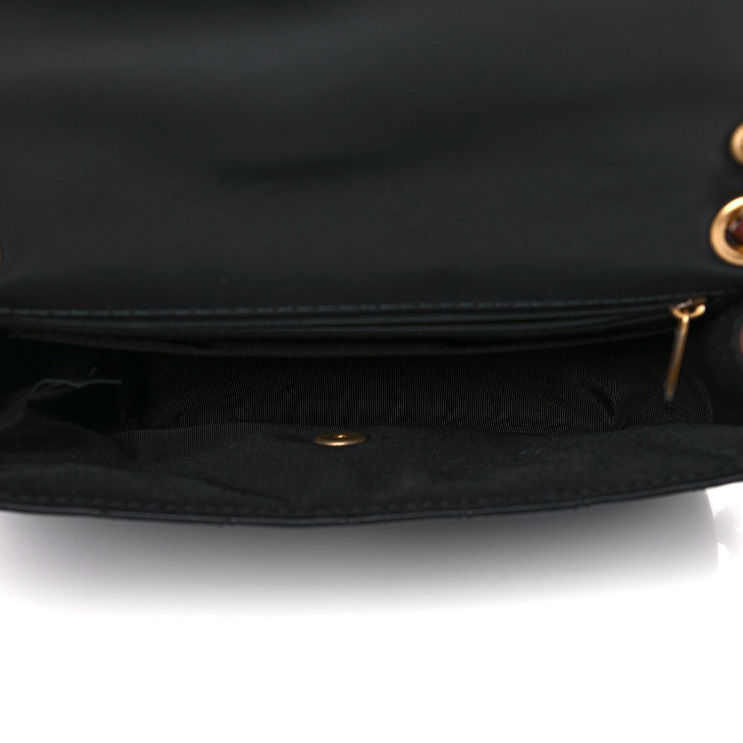 Chanel Calfskin Quilted Strap Into Flap Bag Black Brown 5 of 13