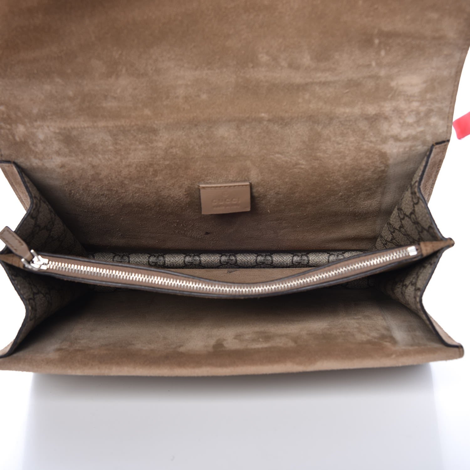 Gucci GG Supreme Monogram Embroidered Medium Dionysus Shoulder Bag Taupe 5 of 11