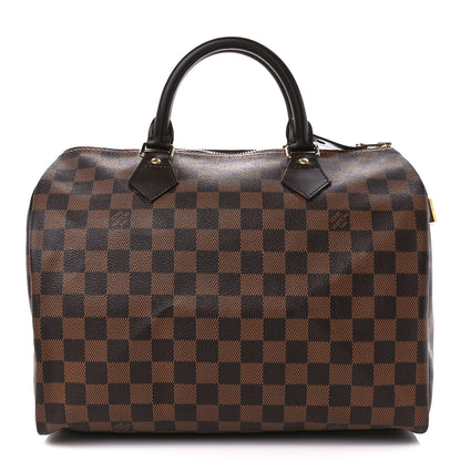 Louis Vuitton Damier Ebene Speedy 30 1 of 12