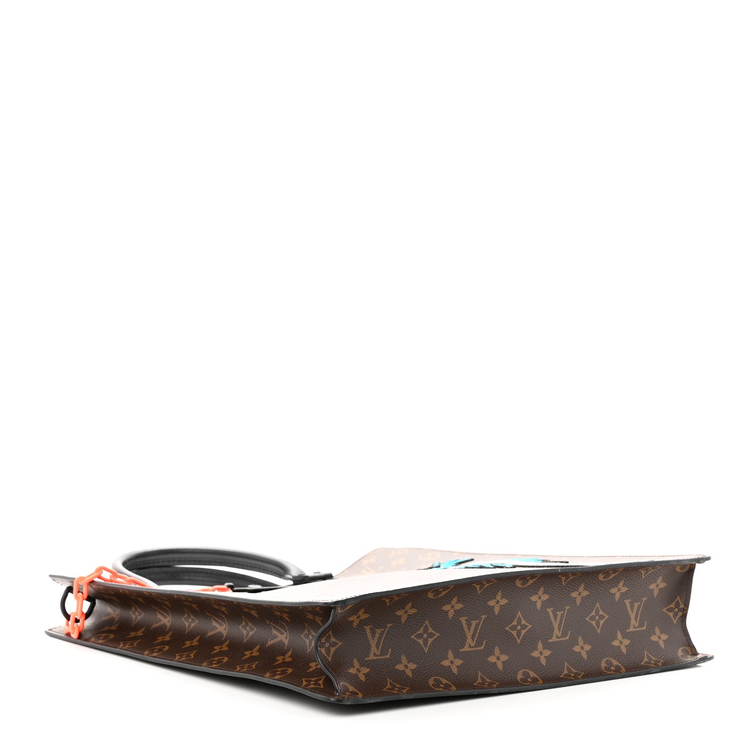 Louis Vuitton Monogram Embroidered Cartoon LV Friends Sac Plat 4 of 10