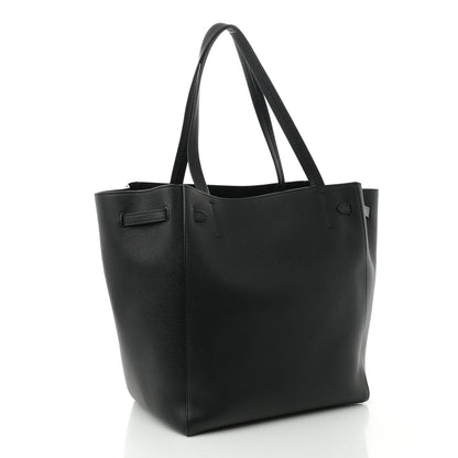 Celine Soft Grained Calfskin Small Belt Cabas Phantom Black 3 of 10