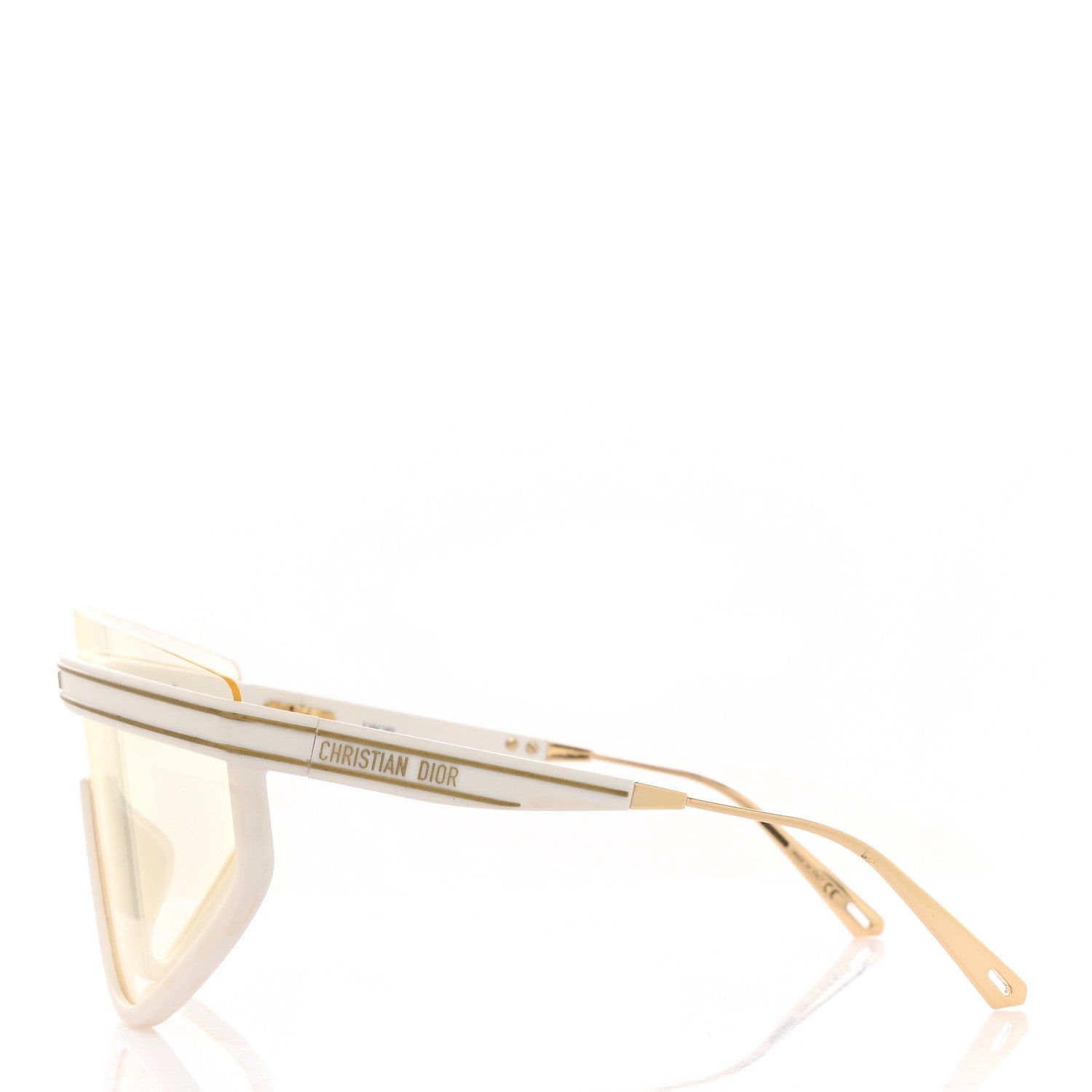 Christian Dior Mask DiorClub M2U Sunglasses Translucent Ivory 3 of 9
