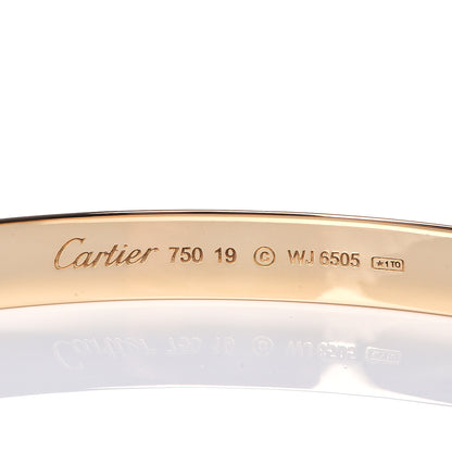 Cartier 18K Yellow Gold LOVE Bracelet 19 4 of 5