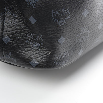 MCM Visetos Medium Liz Reversible Shopper Tote Black 16 of 17