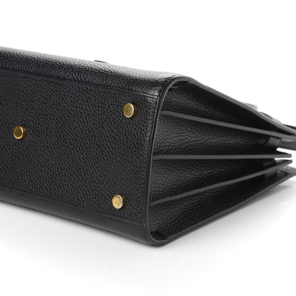 Saint Laurent Grained Calfskin Small Sac De Jour Black 7 of 9