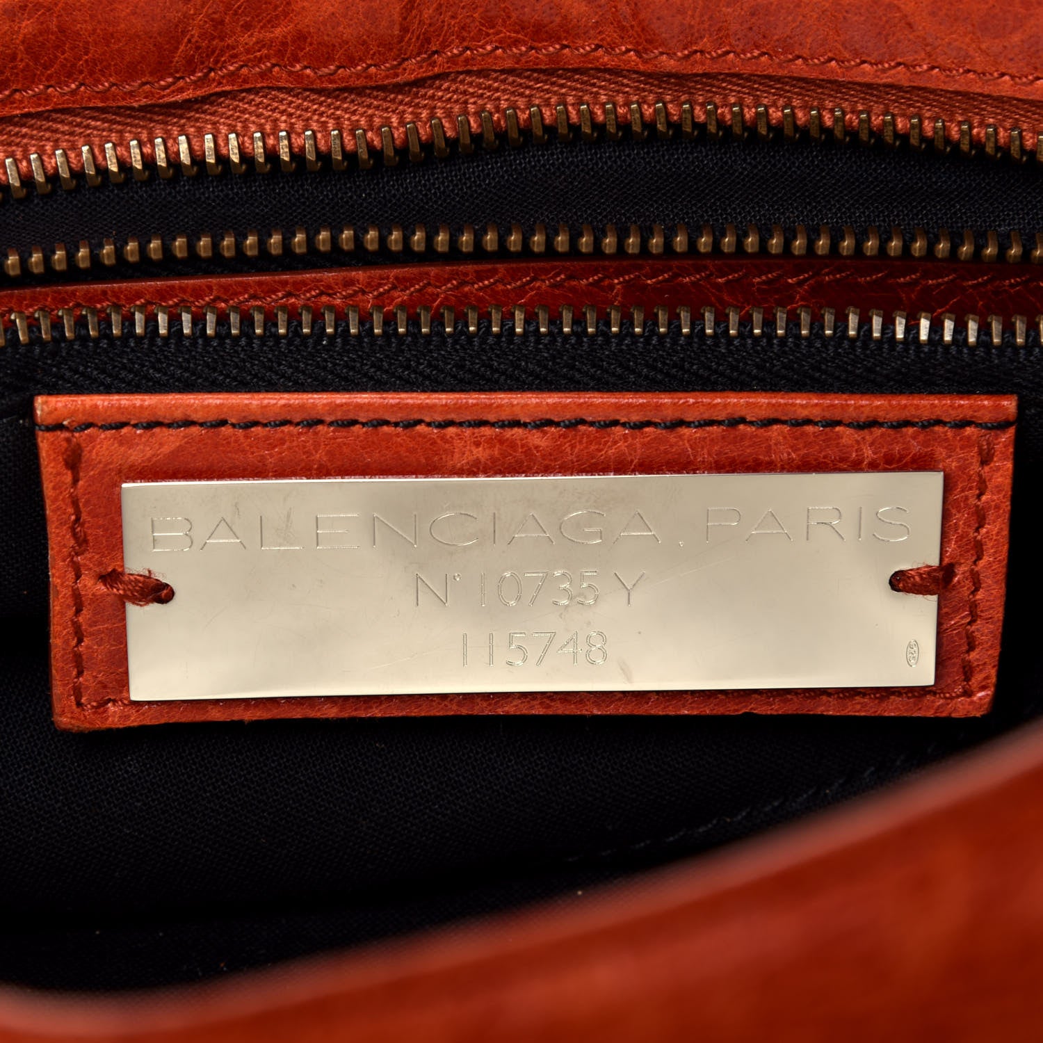 Balenciaga Chevre Classic Hardware City Rouille 7 of 9