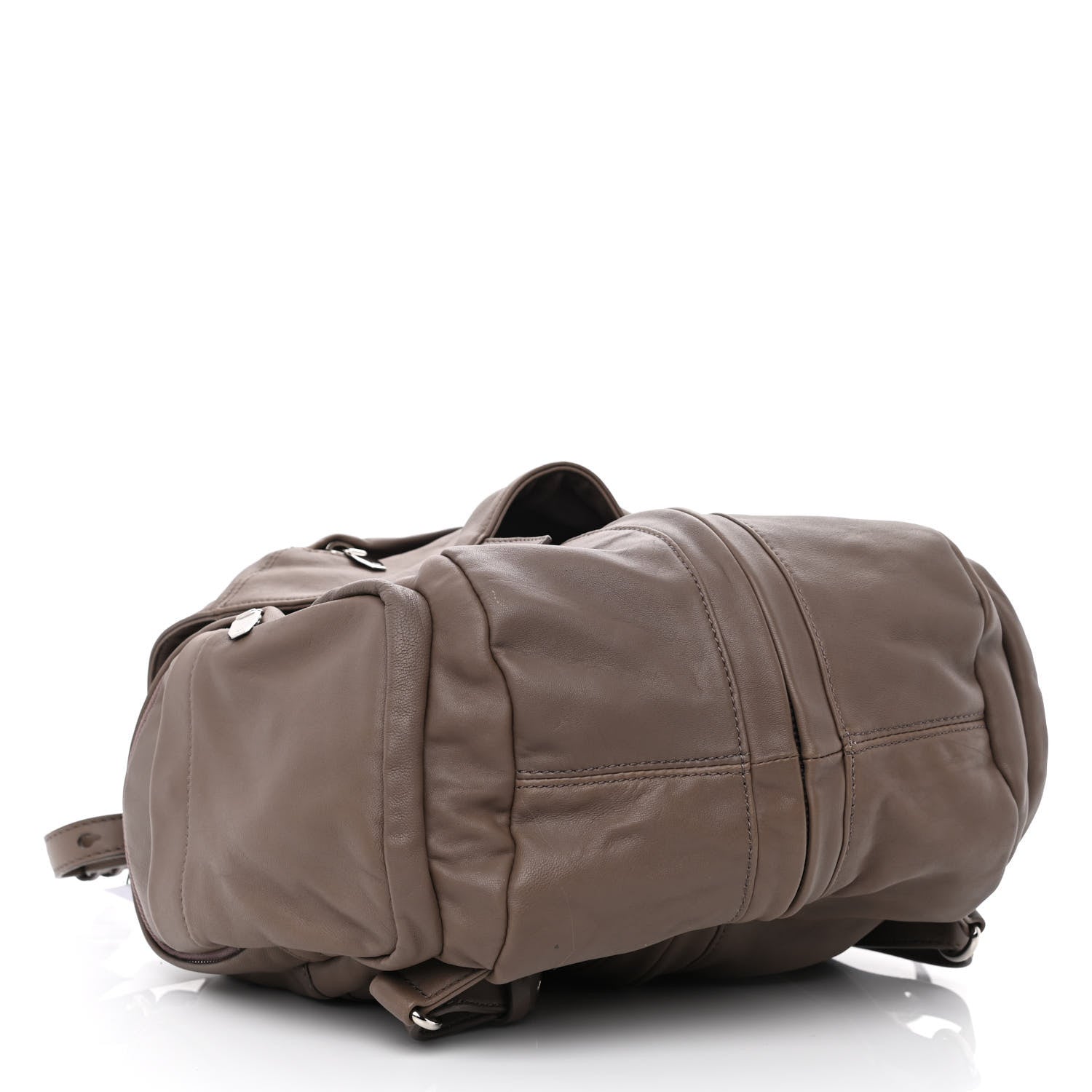 Alexander Wang Lambskin Marti Backpack Latte Rhodium Hardware 4 of 10