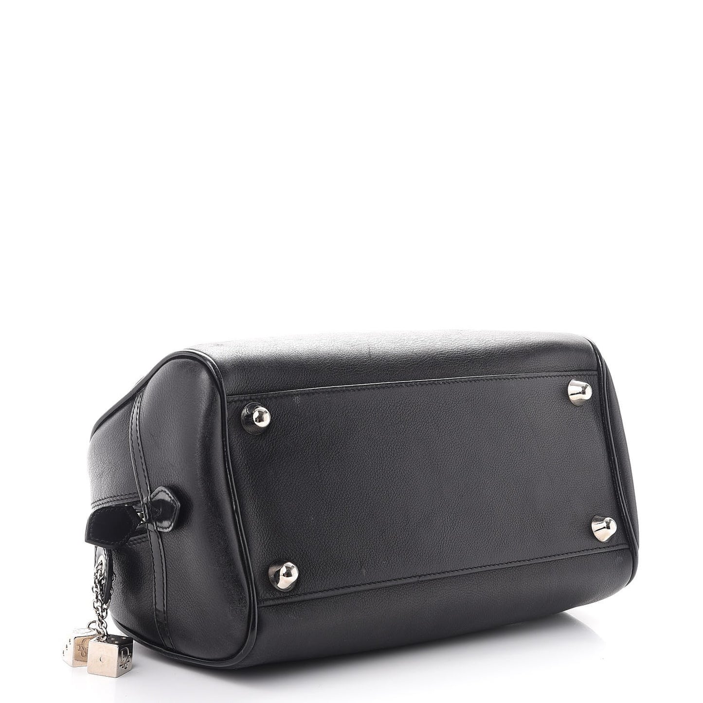 Calfskin Gambler Dice Bowler Black