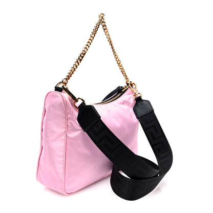 Versace Nylon Medusa Shoulder Bag Candy Black 3 of 9