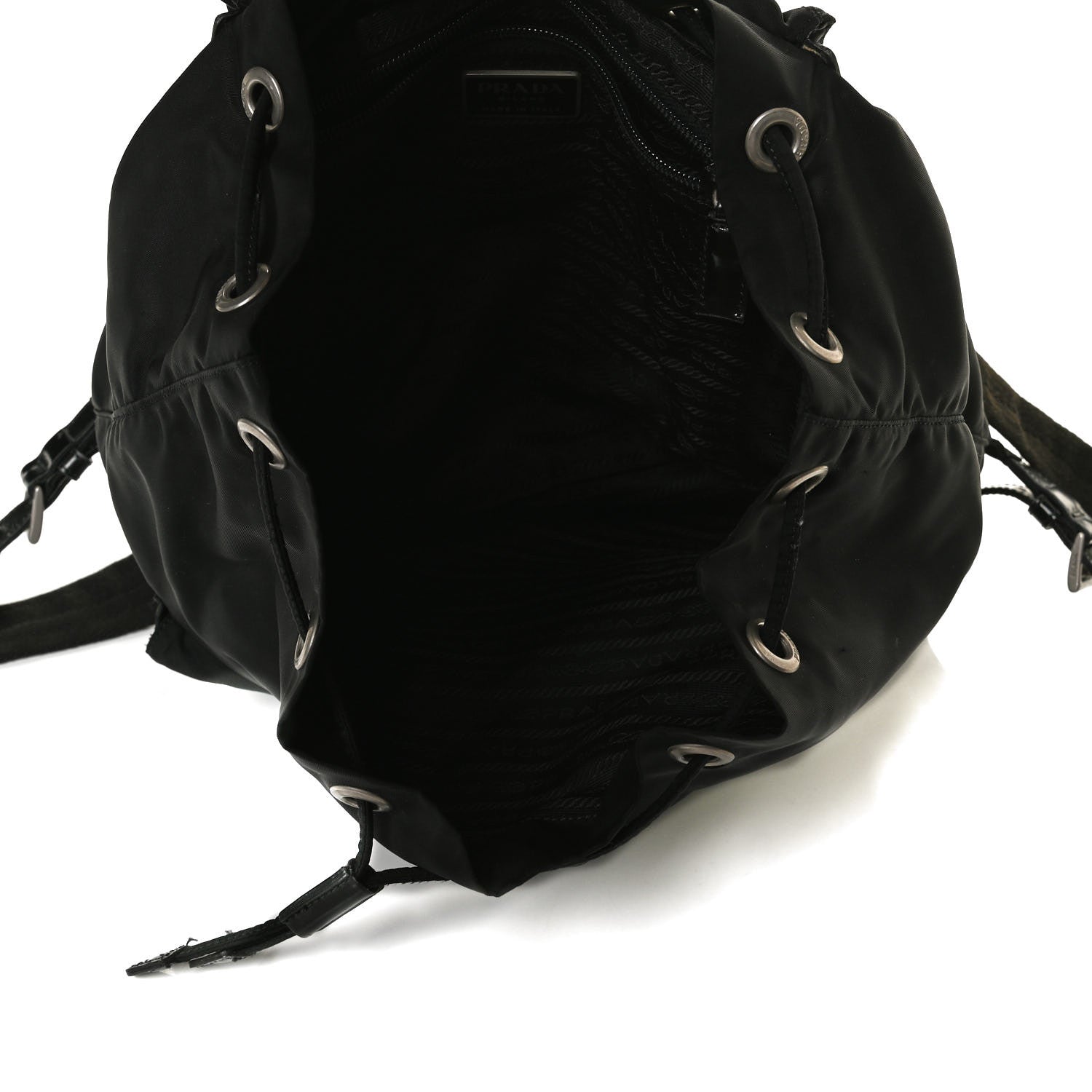 Prada Tessuto Nylon Vela Small Backpack Black 5 of 13