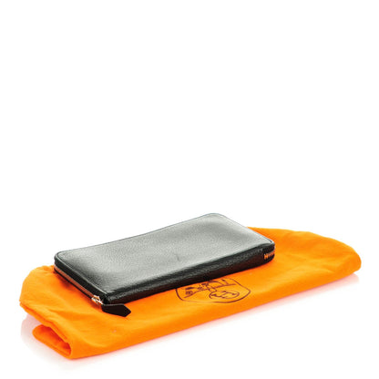 Hermes Chèvre Mysore Azap Wallet Black 4 of 9