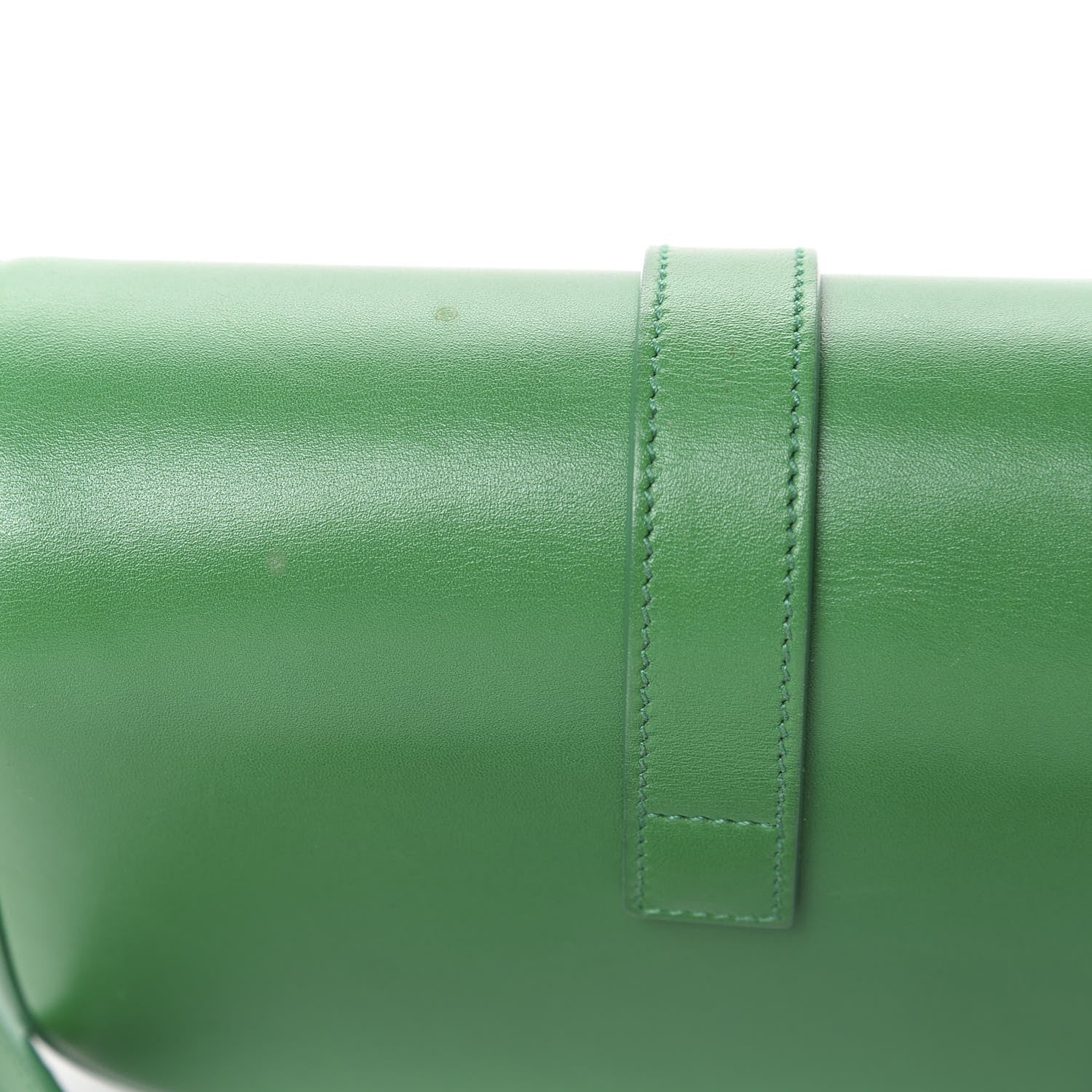 Saint Laurent Smooth Calfskin Small Monogram Université Shoulder Bag Green 15 of 21