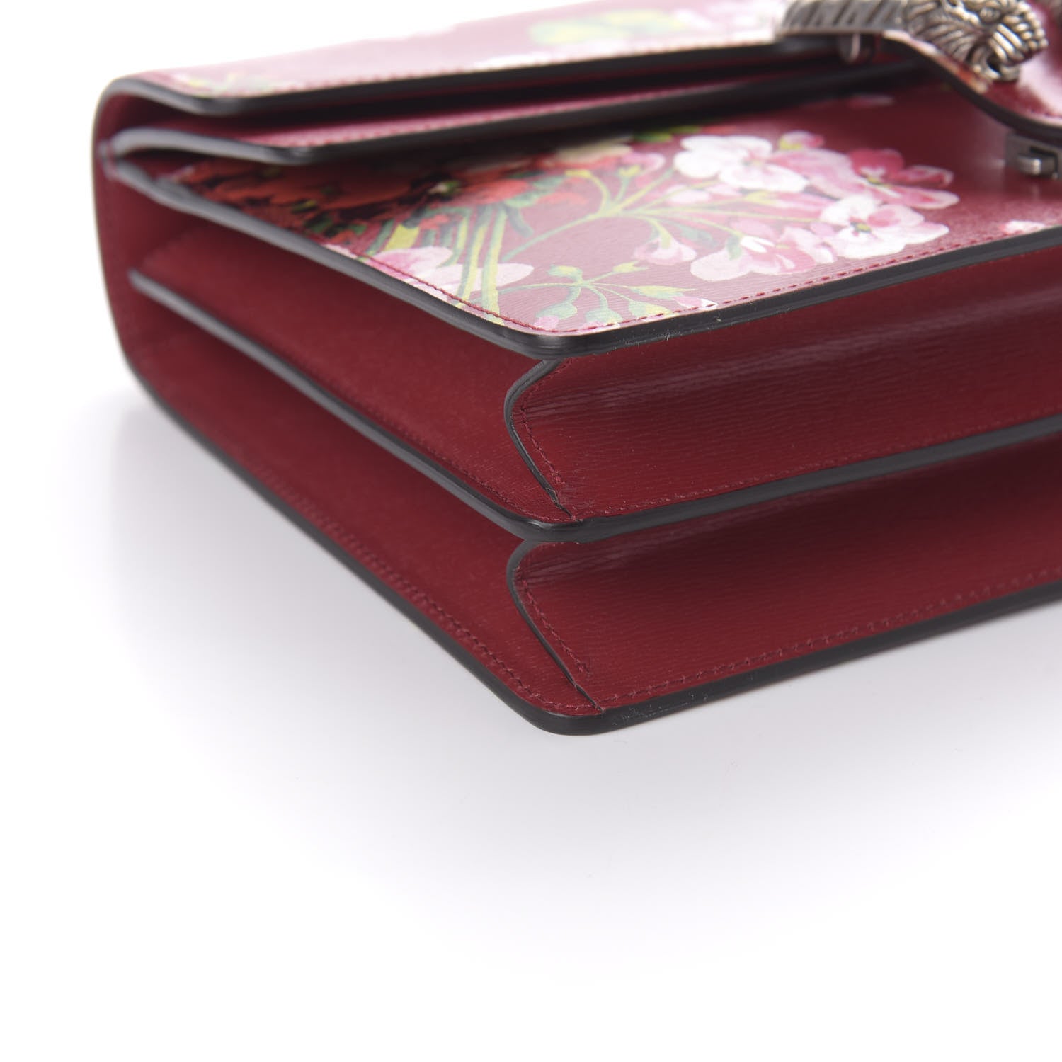 Gucci Calfskin Blooms Print Medium Dionysus Shoulder Bag Romantic Cherry Multicolor 6 of 10