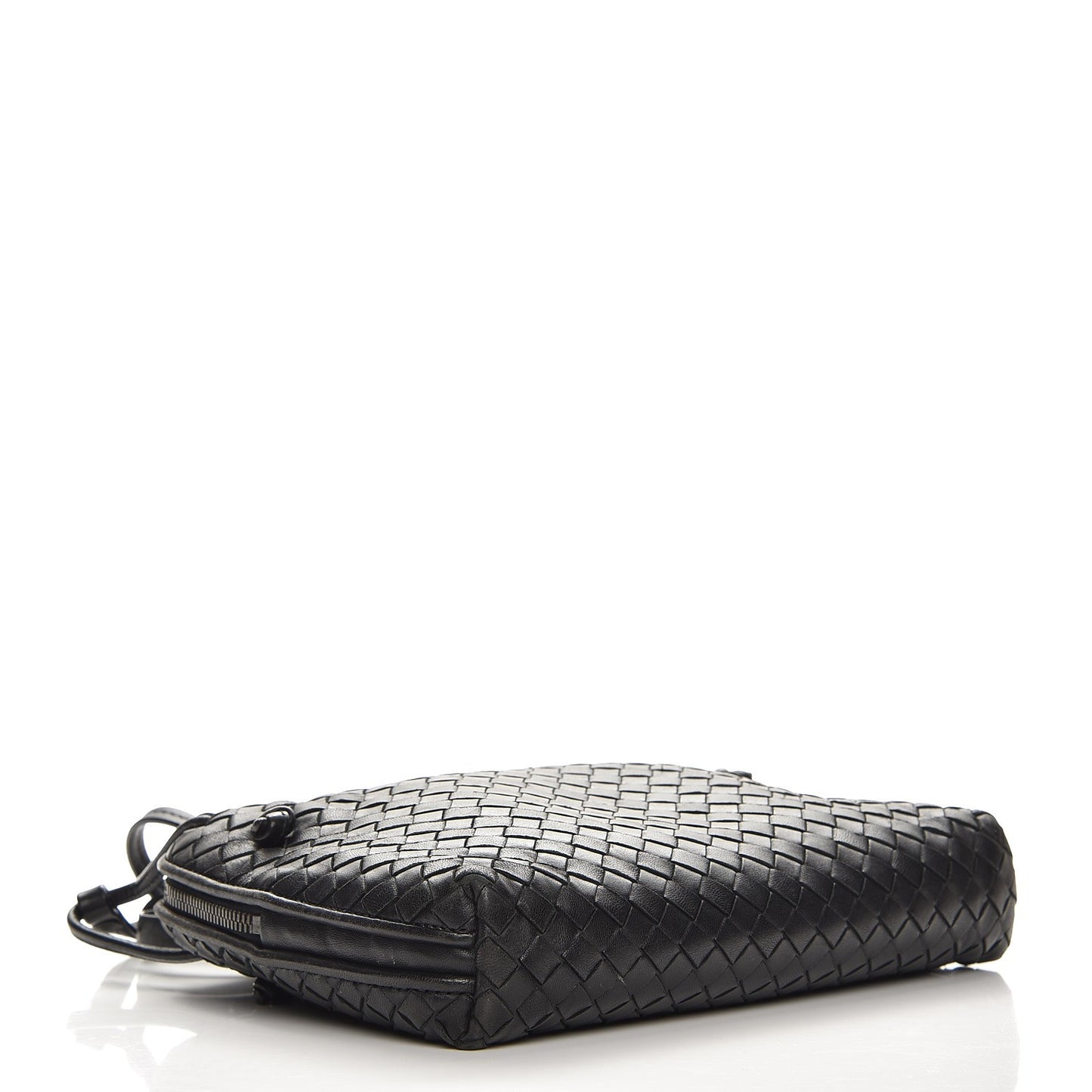 Nappa Intrecciato Pillow Crossbody Messenger Nero Black