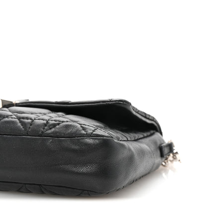 Christian Dior Lambskin Cannage Miss Dior Promenade Pouch Black 9 of 9