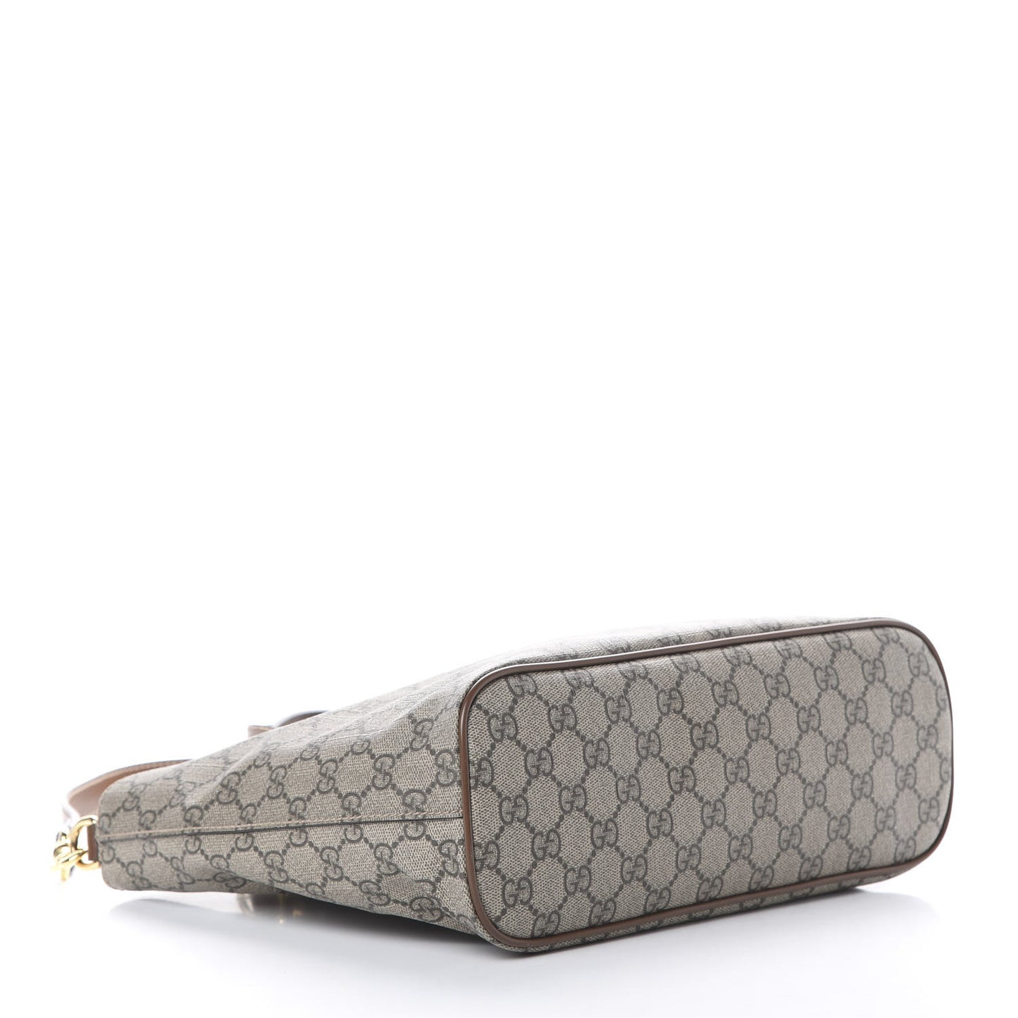 Soft GG Supreme Monogram Small Crossbody Tote Beige Cuir