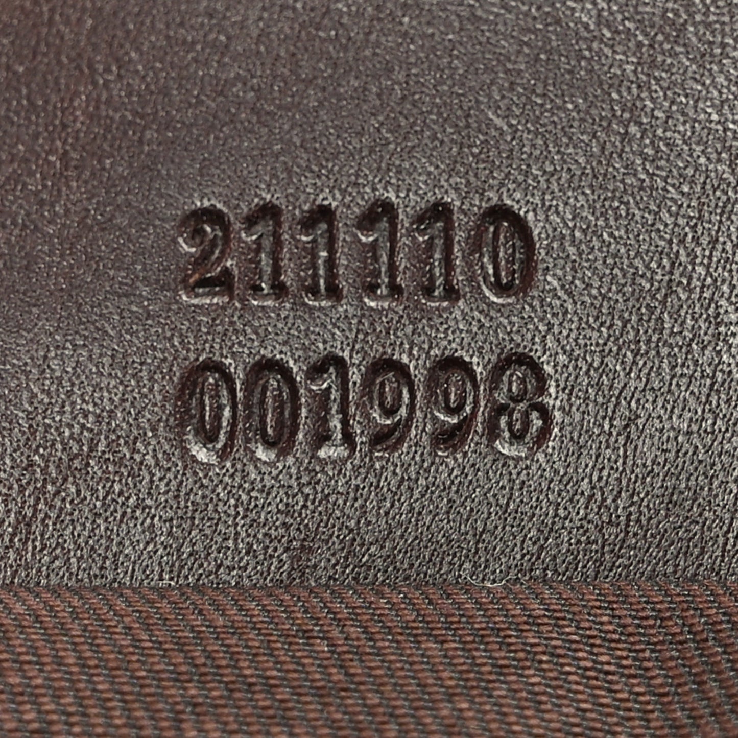 GG Supreme Monogram Belt Bag Dark Brown