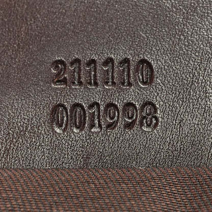 Gucci GG Supreme Monogram Belt Bag Dark Brown 7 of 9